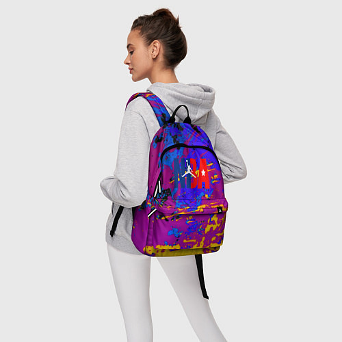 Рюкзак NBA краски неон / 3D-принт – фото 6