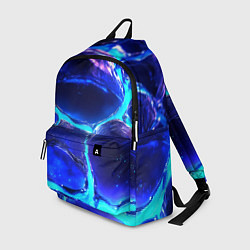 Рюкзак Объемные плиты в неоновом свечение, цвет: 3D-принт