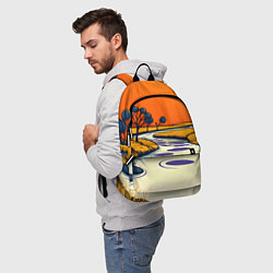 Рюкзак Арт с фантастическим пейзажем, цвет: 3D-принт — фото 2