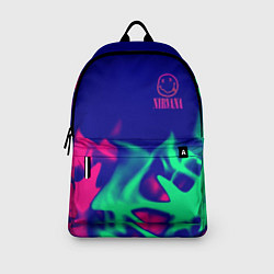 Рюкзак Nirvana fire neon, цвет: 3D-принт — фото 2
