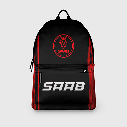Рюкзак Saab - red gradient по-центру / 3D-принт – фото 3