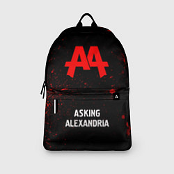 Рюкзак Asking Alexandria - red gradient по-центру, цвет: 3D-принт — фото 2