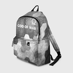 Рюкзак God of War - grey gradient посередине, цвет: 3D-принт