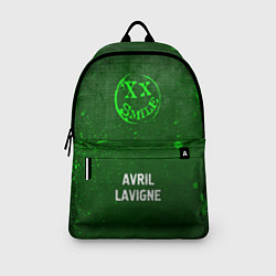 Рюкзак Avril Lavigne - green gradient по-центру, цвет: 3D-принт — фото 2