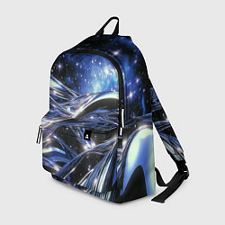 Рюкзак Закрученные линии и звезды - космическая абстракци, цвет: 3D-принт