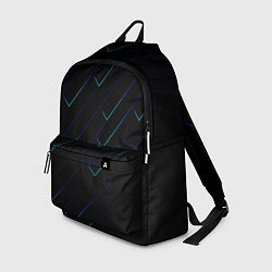 Рюкзак Color blue black, цвет: 3D-принт