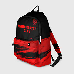 Рюкзак Manchester City - red gradient посередине, цвет: 3D-принт