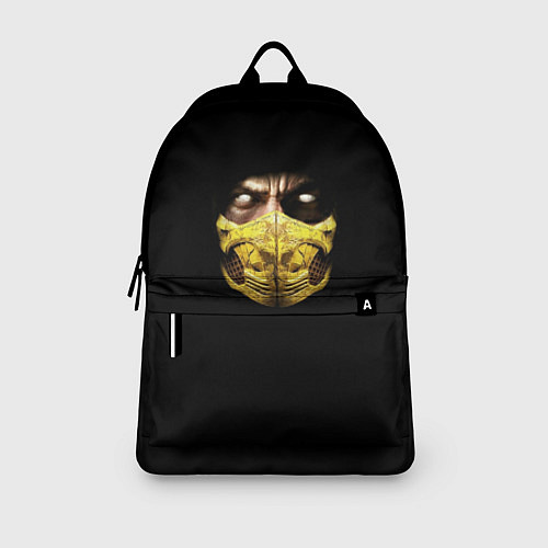 Рюкзак Лицо ниндзя в желтой маске / 3D-принт – фото 3