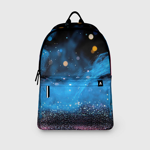 Рюкзак Синяя текстура бокке / 3D-принт – фото 3