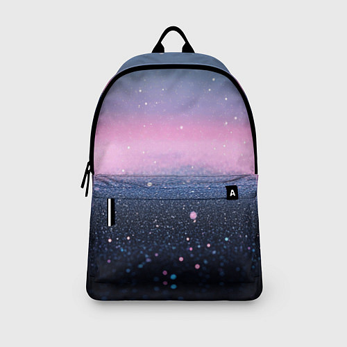 Рюкзак Восход с блестками - текстура / 3D-принт – фото 3