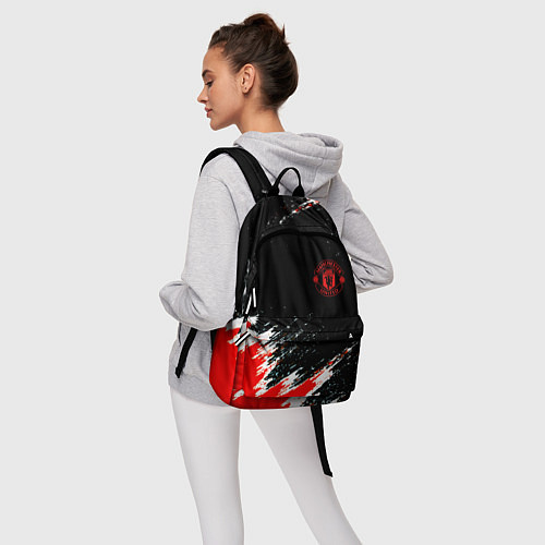 Рюкзак Манчестер краски штрихи / 3D-принт – фото 6