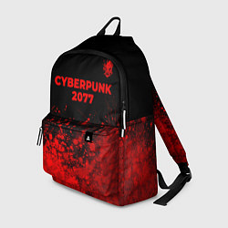Рюкзак Cyberpunk 2077 - red gradient посередине, цвет: 3D-принт
