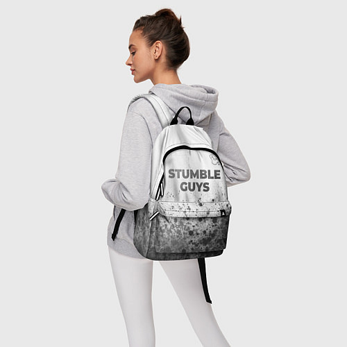 Рюкзак Stumble Guys - white gradient посередине / 3D-принт – фото 6