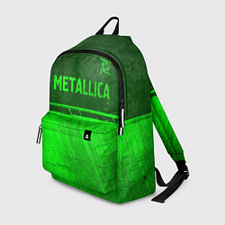 Рюкзак Metallica - green gradient посередине, цвет: 3D-принт