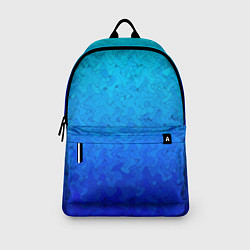 Рюкзак Голубой в синеву с узором, цвет: 3D-принт — фото 2