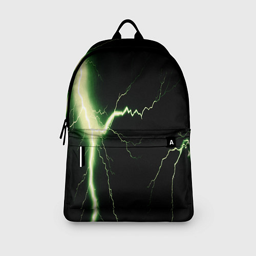 Рюкзак Lightning yellow текстура / 3D-принт – фото 3