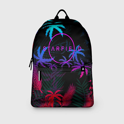 Рюкзак Starfield неоновые тропики / 3D-принт – фото 3