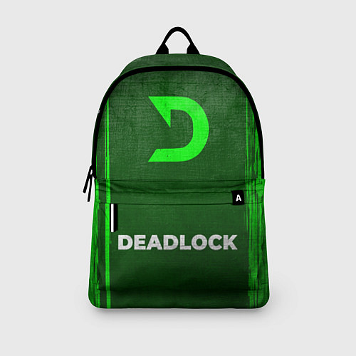 Рюкзак Deadlock - green gradient по-центру / 3D-принт – фото 3