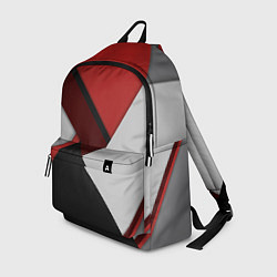 Рюкзак Color black red grey, цвет: 3D-принт