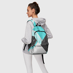 Рюкзак Color black blue, цвет: 3D-принт — фото 2