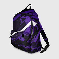 Рюкзак Color black purple line, цвет: 3D-принт