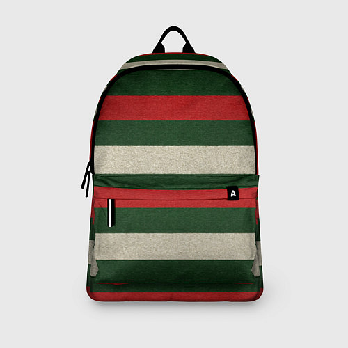 Рюкзак Цветные лини текстура ткани / 3D-принт – фото 3