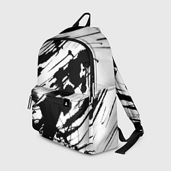 Рюкзак Брызги и штрихи черной краски, цвет: 3D-принт