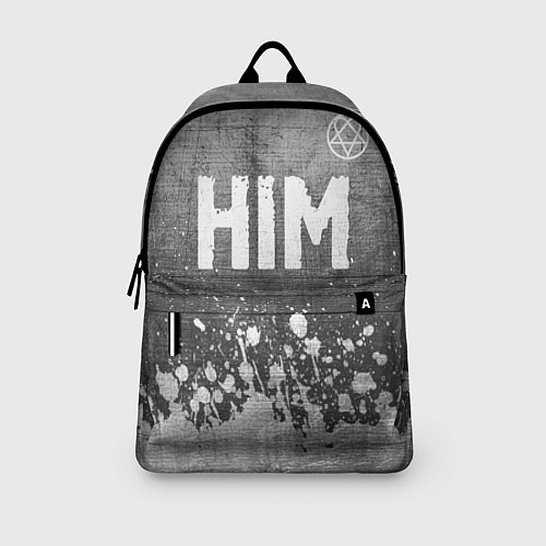 Рюкзак HIM - grey gradient посередине / 3D-принт – фото 3