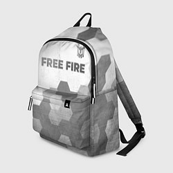 Рюкзак Free Fire - white gradient посередине, цвет: 3D-принт