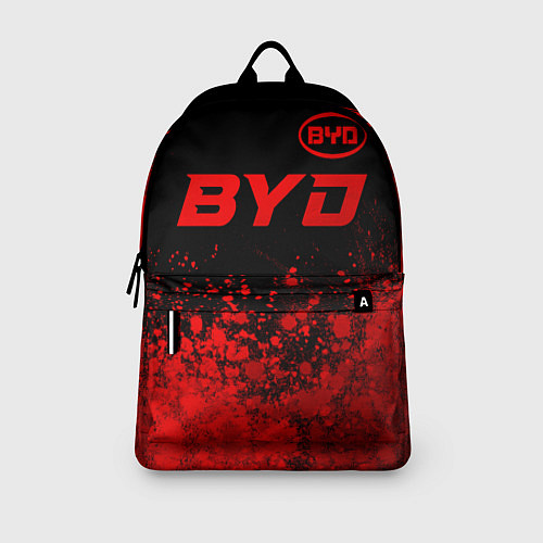 Рюкзак BYD - red gradient посередине / 3D-принт – фото 3