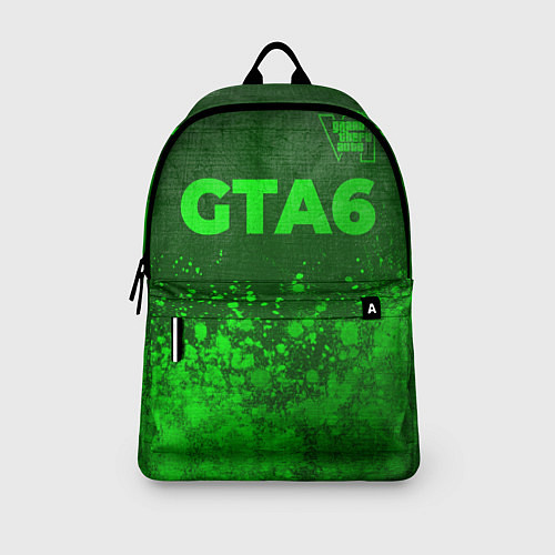 Рюкзак GTA6 - green gradient посередине / 3D-принт – фото 3