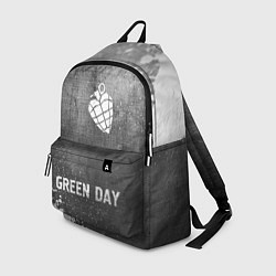 Рюкзак Green Day - grey gradient по-центру, цвет: 3D-принт