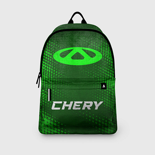 Рюкзак Chery - green gradient по-центру / 3D-принт – фото 3