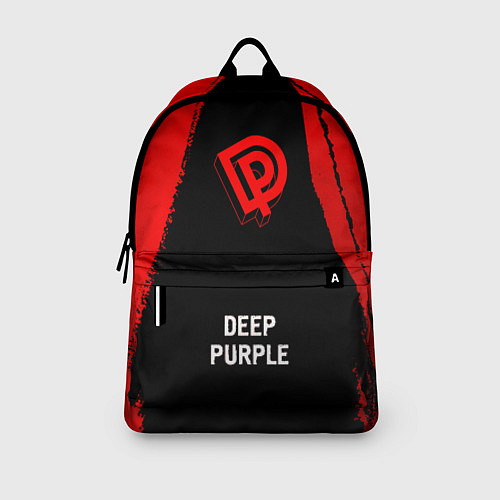 Рюкзак Deep Purple - red gradient по-центру / 3D-принт – фото 3