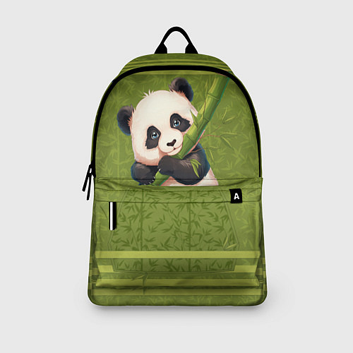 Рюкзак Панда и бамбук / 3D-принт – фото 3