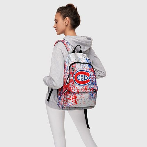 Рюкзак Montreal Canadiens NHL white / 3D-принт – фото 6
