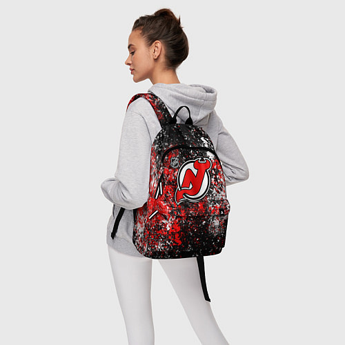 Рюкзак New Jersey Devils NHL black / 3D-принт – фото 6
