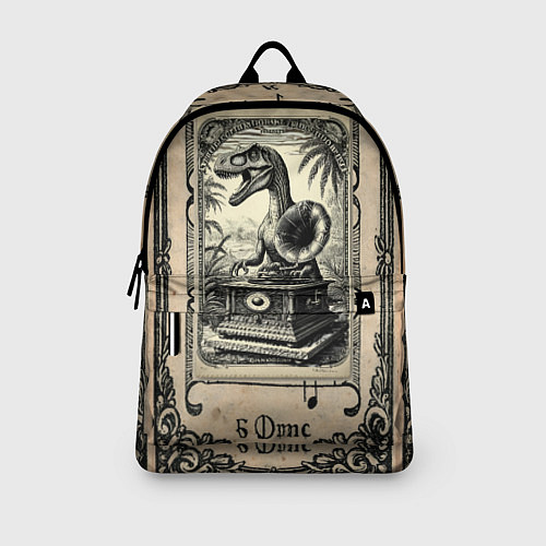 Рюкзак История развития звуковых носителей на марках / 3D-принт – фото 3