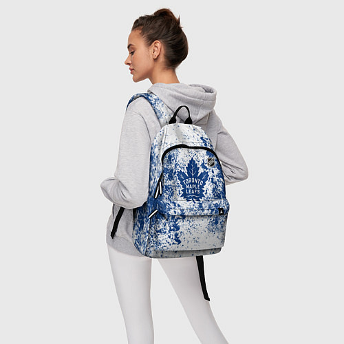 Рюкзак Toronto Maple Leafs NHL white / 3D-принт – фото 6
