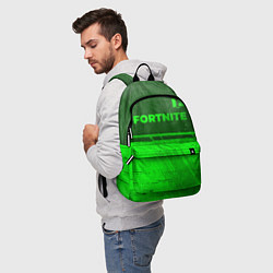 Рюкзак Fortnite - green gradient посередине, цвет: 3D-принт — фото 2