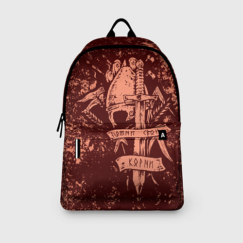 Рюкзак Руническая надпись - помни свои корни / 3D-принт – фото 3