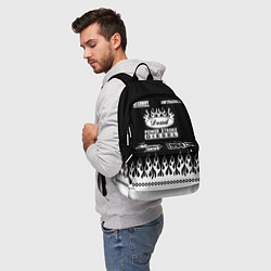 Рюкзак Dead black - Bones, цвет: 3D-принт — фото 2