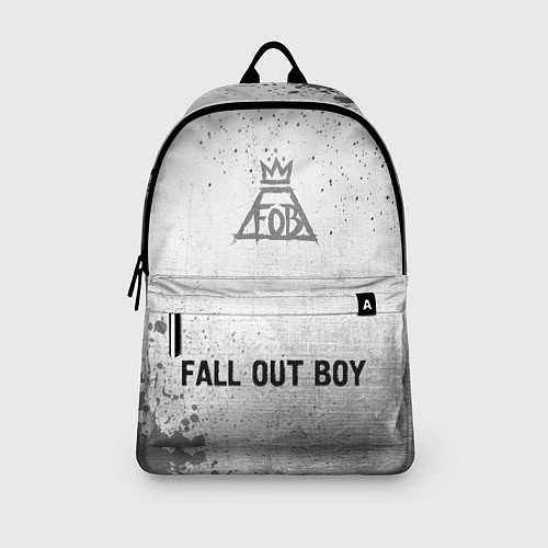 Рюкзак Fall Out Boy - white gradient по-центру / 3D-принт – фото 3