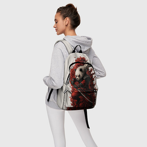 Рюкзак Демоническая панда самурай - нейроарт / 3D-принт – фото 6