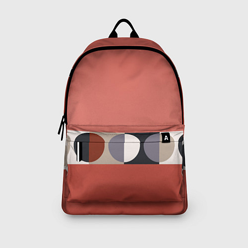 Рюкзак Луна Малевича розовый томат / 3D-принт – фото 3