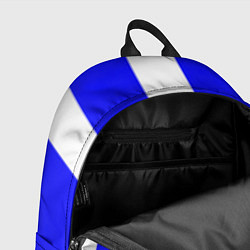 Рюкзак Color white blue line, цвет: 3D-принт — фото 2