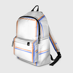 Рюкзак Neon white orange blue, цвет: 3D-принт