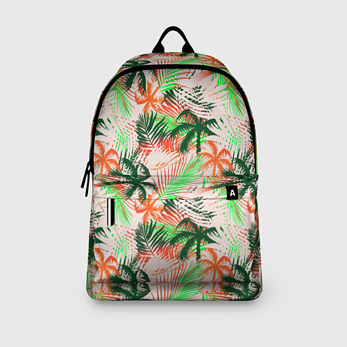 Рюкзак Palm green pink / 3D-принт – фото 3