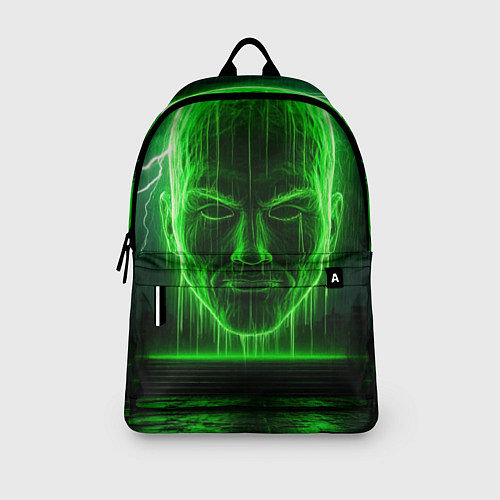 Рюкзак Неоновая голова / 3D-принт – фото 3