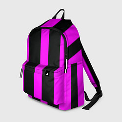 Рюкзак Color black pink lines, цвет: 3D-принт